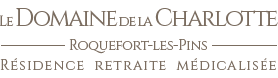 Logo de la Résidence retraite médicalisée le Domaine de la Charlotte à Roquefort-les-Pins